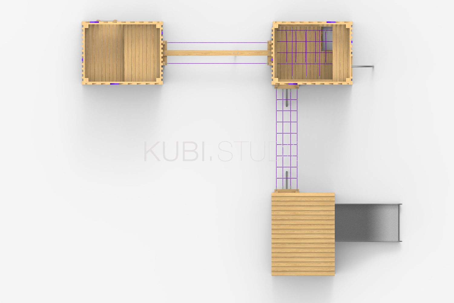 Игровой комплекс 3 больших башни